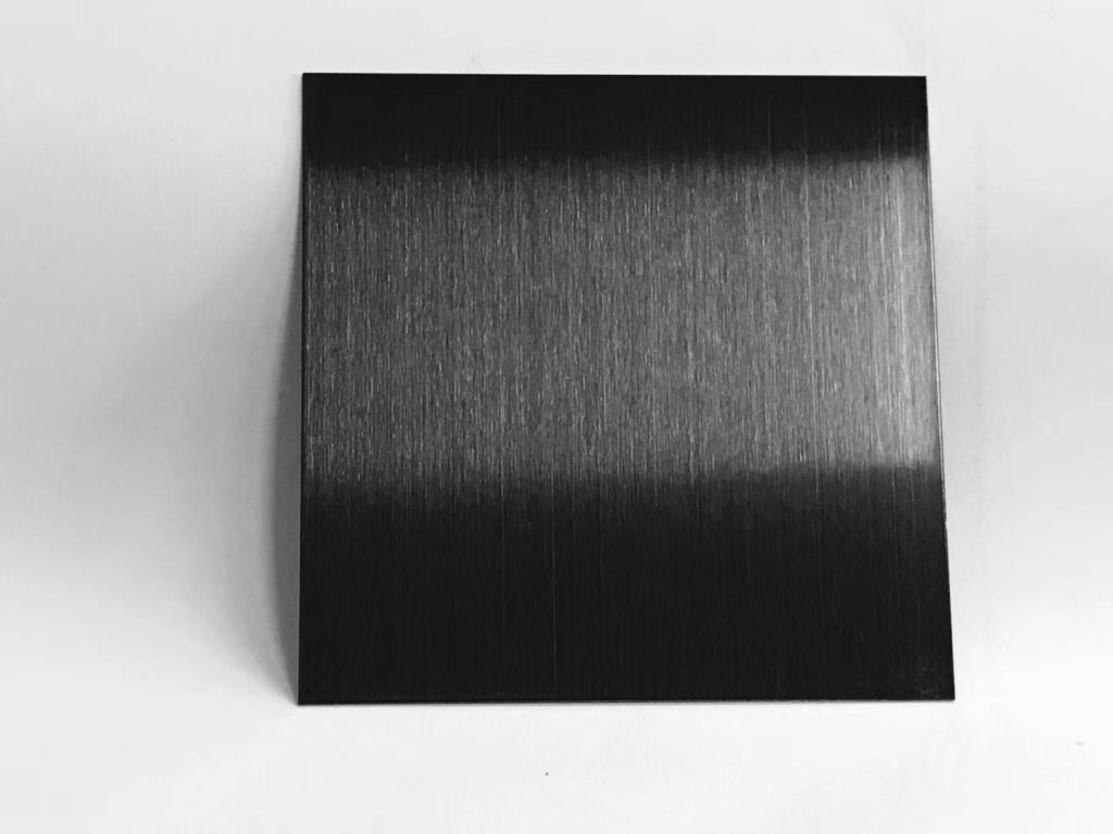 black stainless steel sheet