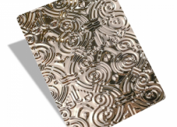 Wholesale customized multi-color metal decorative board water ripple embossed stainless steel sheet embossed board sheets